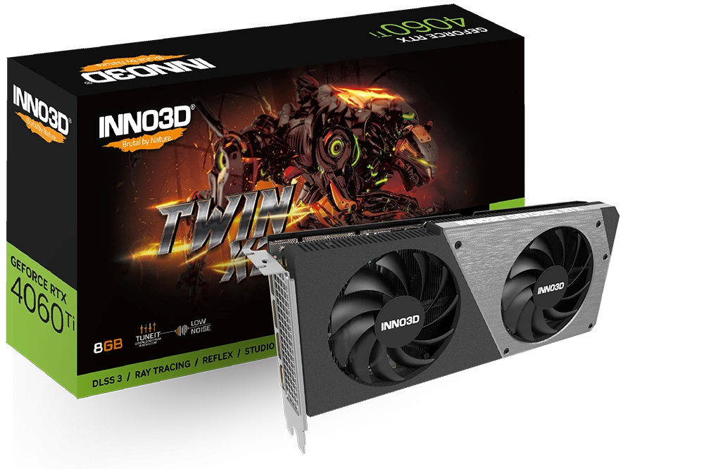 INNO3D GeForce RTX 4060 Ti 8GB TWIN X2